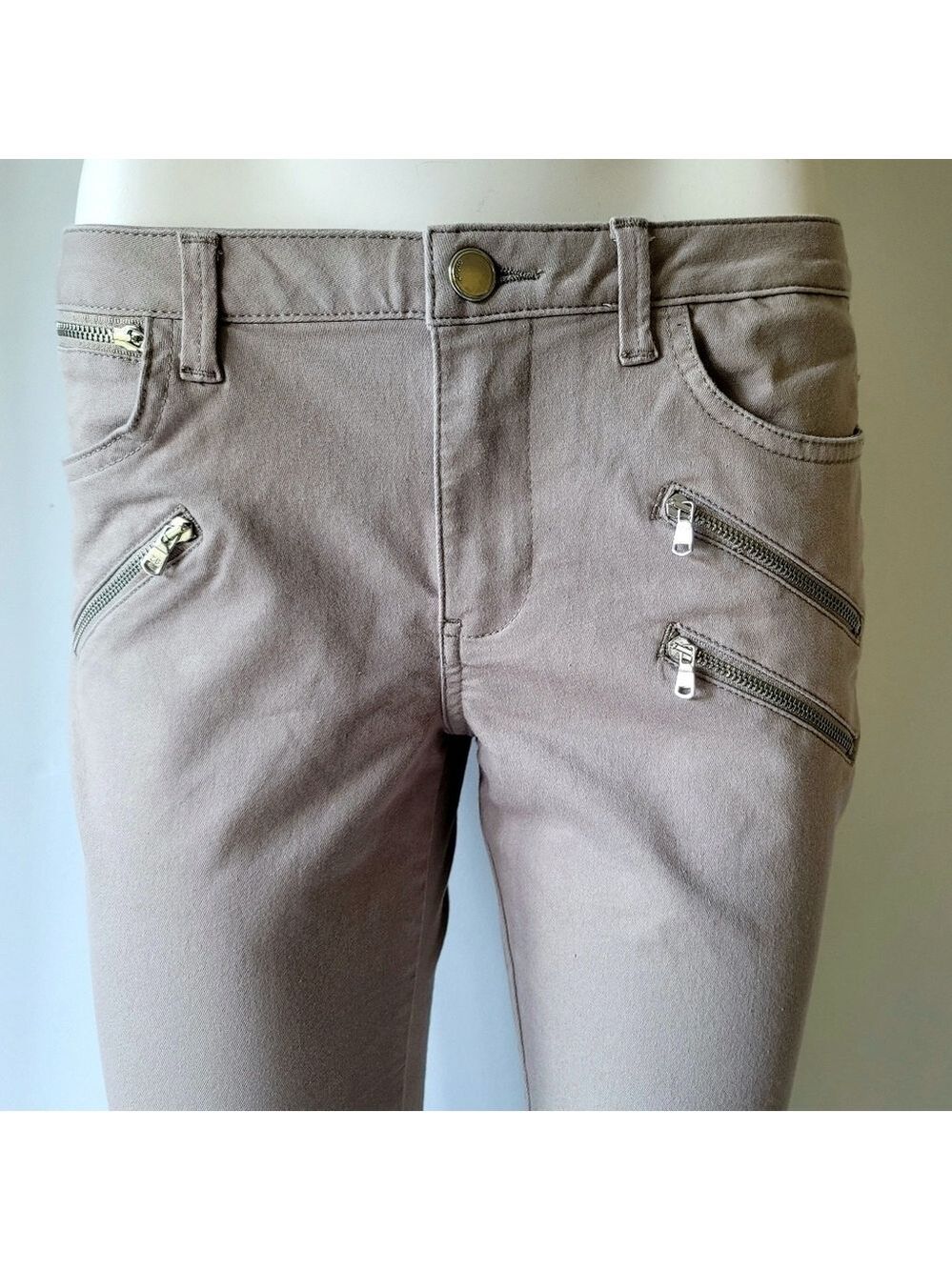 Zara Basic Dept Denim Z1975 Gray Skinny Jeans Size 8